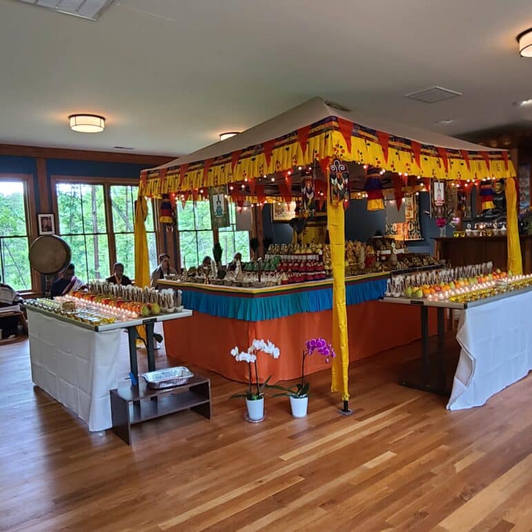 Table of Stupa Fillings for Blessings