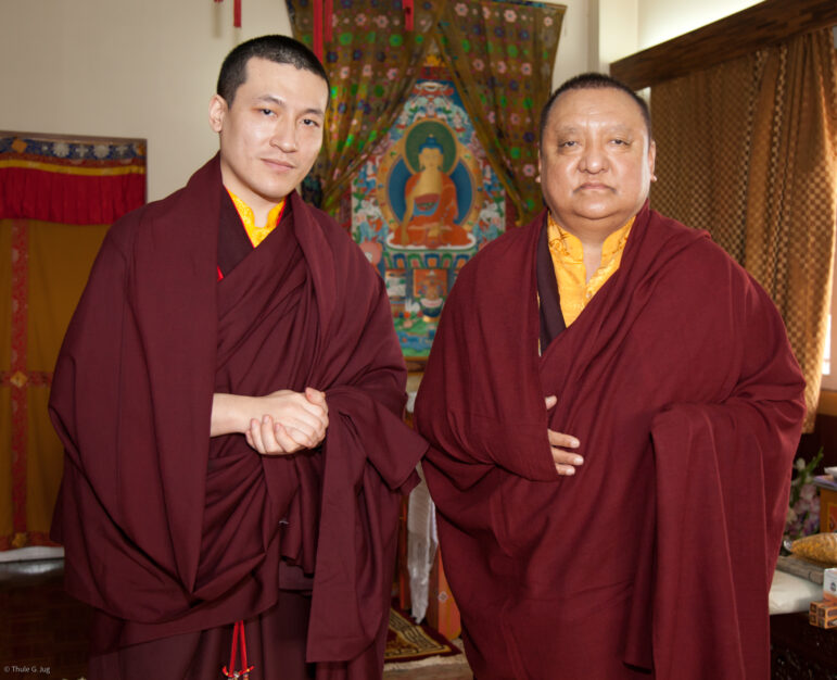 Official Portrait of Gyalwa Karmapa and Shamarpa