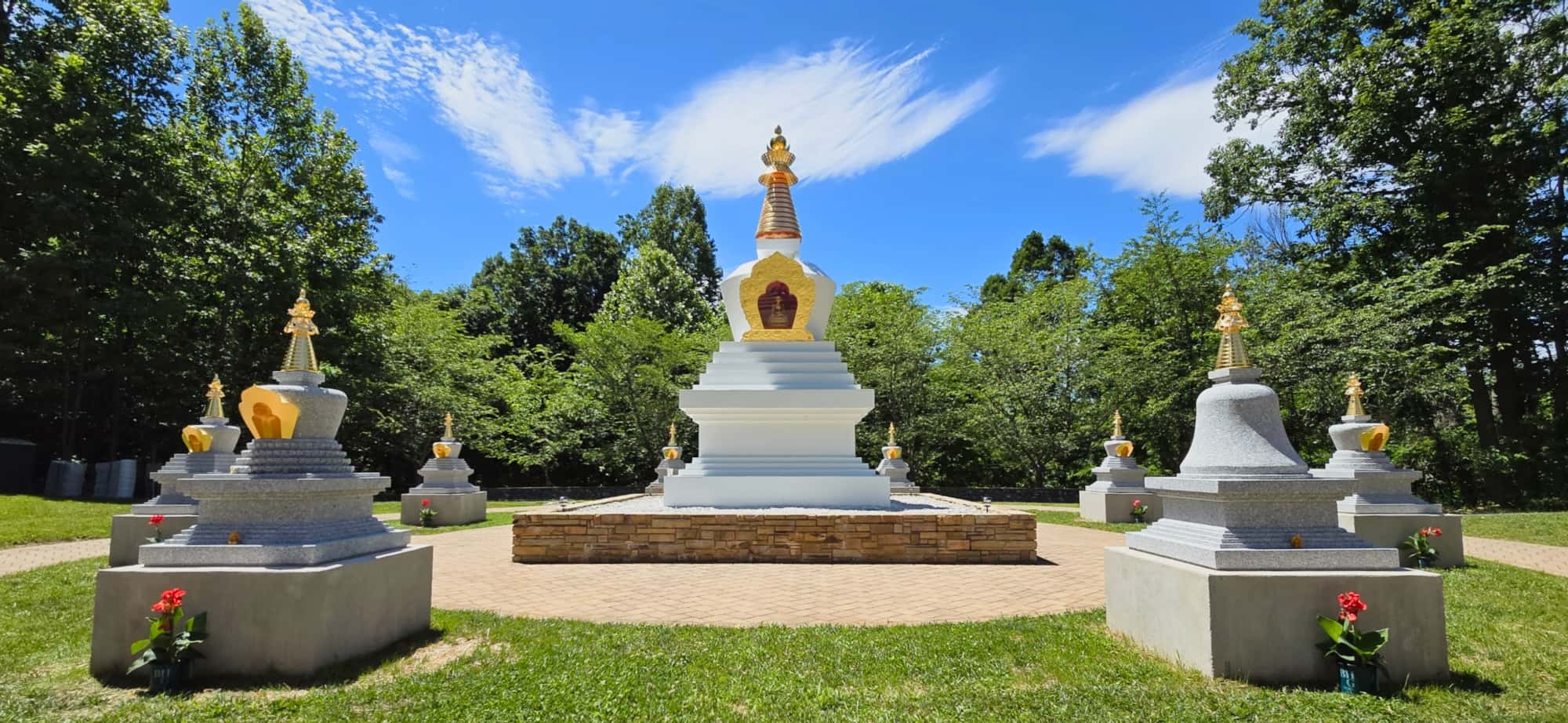 Eight Stupas plus Original One in Virginia