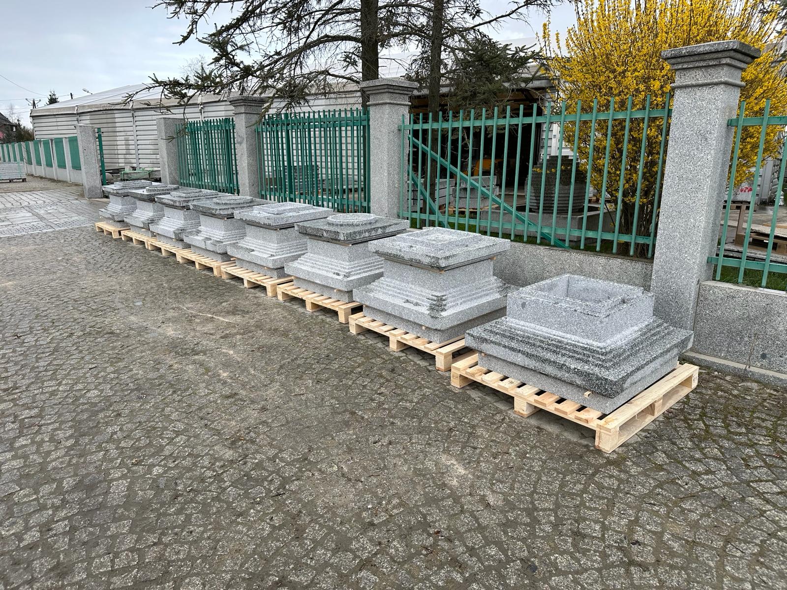 Granite Stone Elements Prepped for Shipping